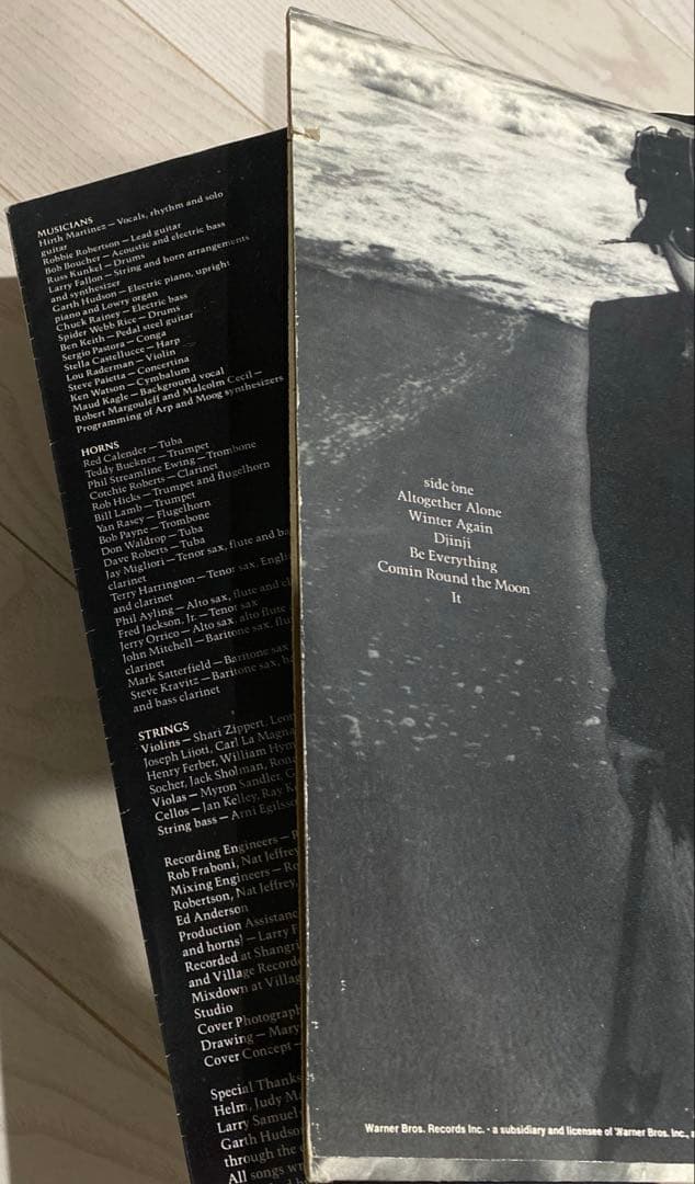 USオリジナル　アナログ盤/ハース・マルティネス/ロビーロバートソン