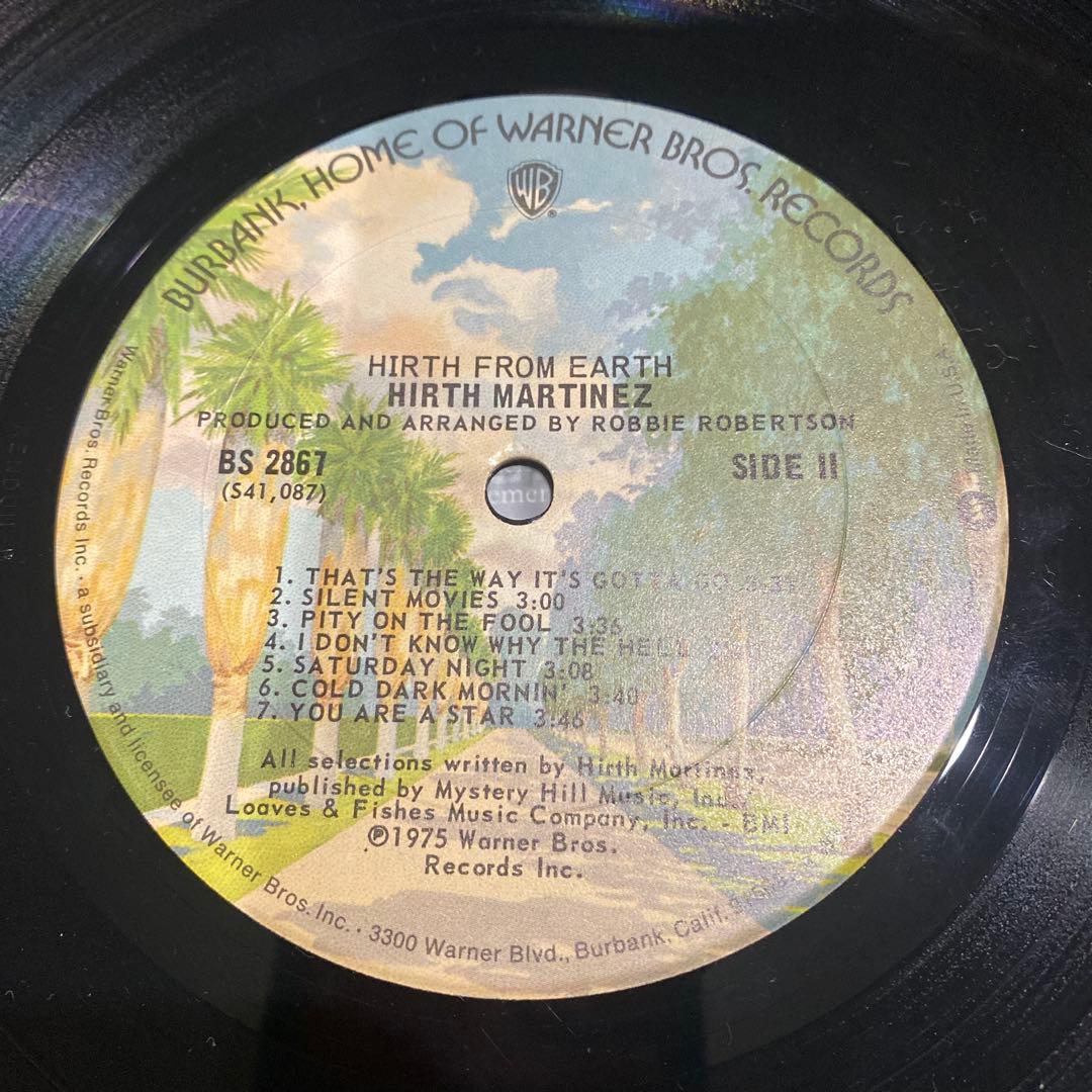 USオリジナル　アナログ盤/ハース・マルティネス/ロビーロバートソン