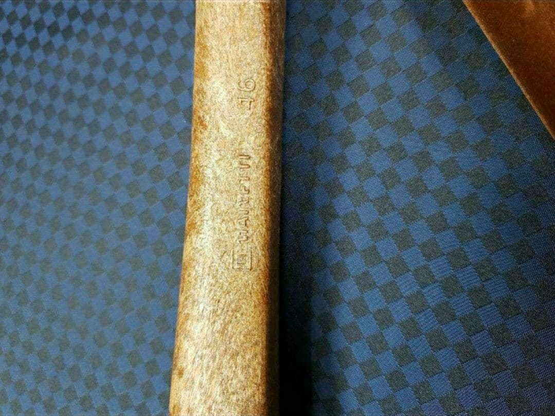 2本set 46㎝ 樹脂ハンガー 茶 マイネッティ サルトリアーレ イタリア