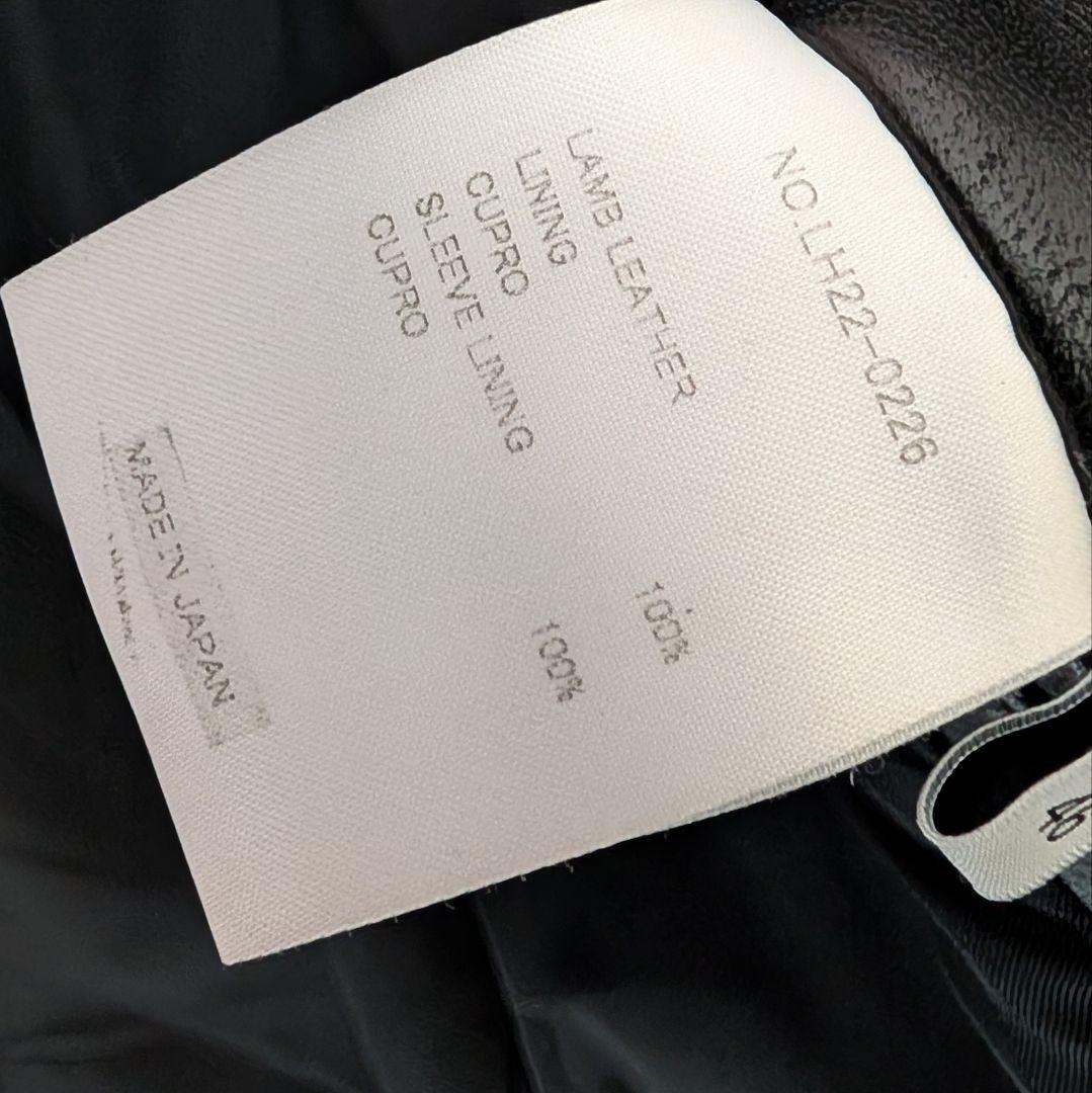 LITHIUM HOMME ダブル ライダース ジャケット リチウムオム