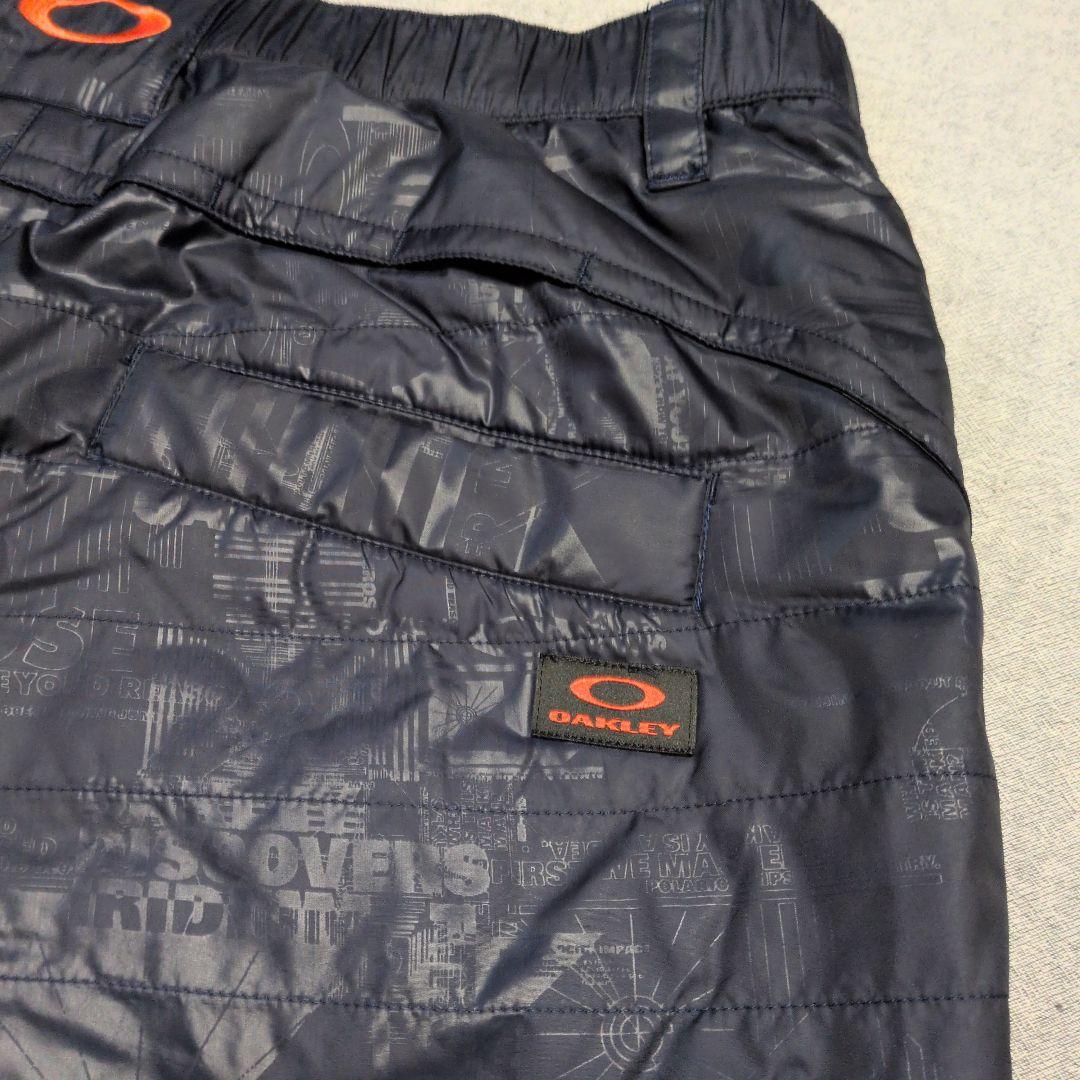 【一回着】オークリー メンズ 中綿キルトパンツ ゴルフウェア 防寒 秋冬