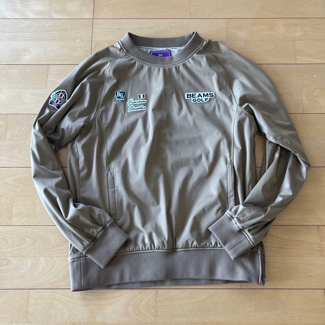 【美品】L ベージュ　ビームスゴルフ　スニード　プルオーバー