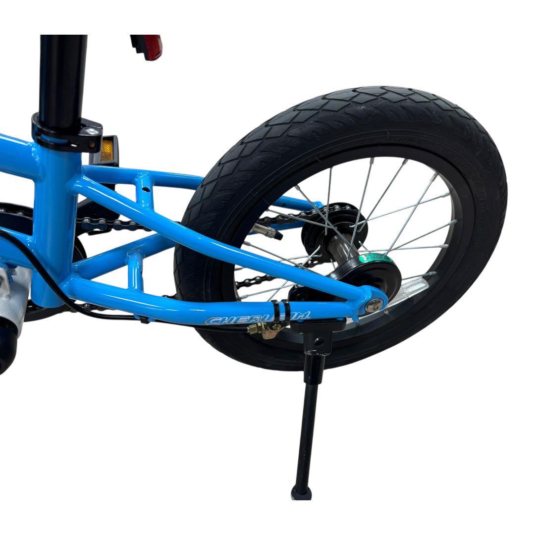 【美品】へんしんバイクC14 スカイブルー　付属品付き