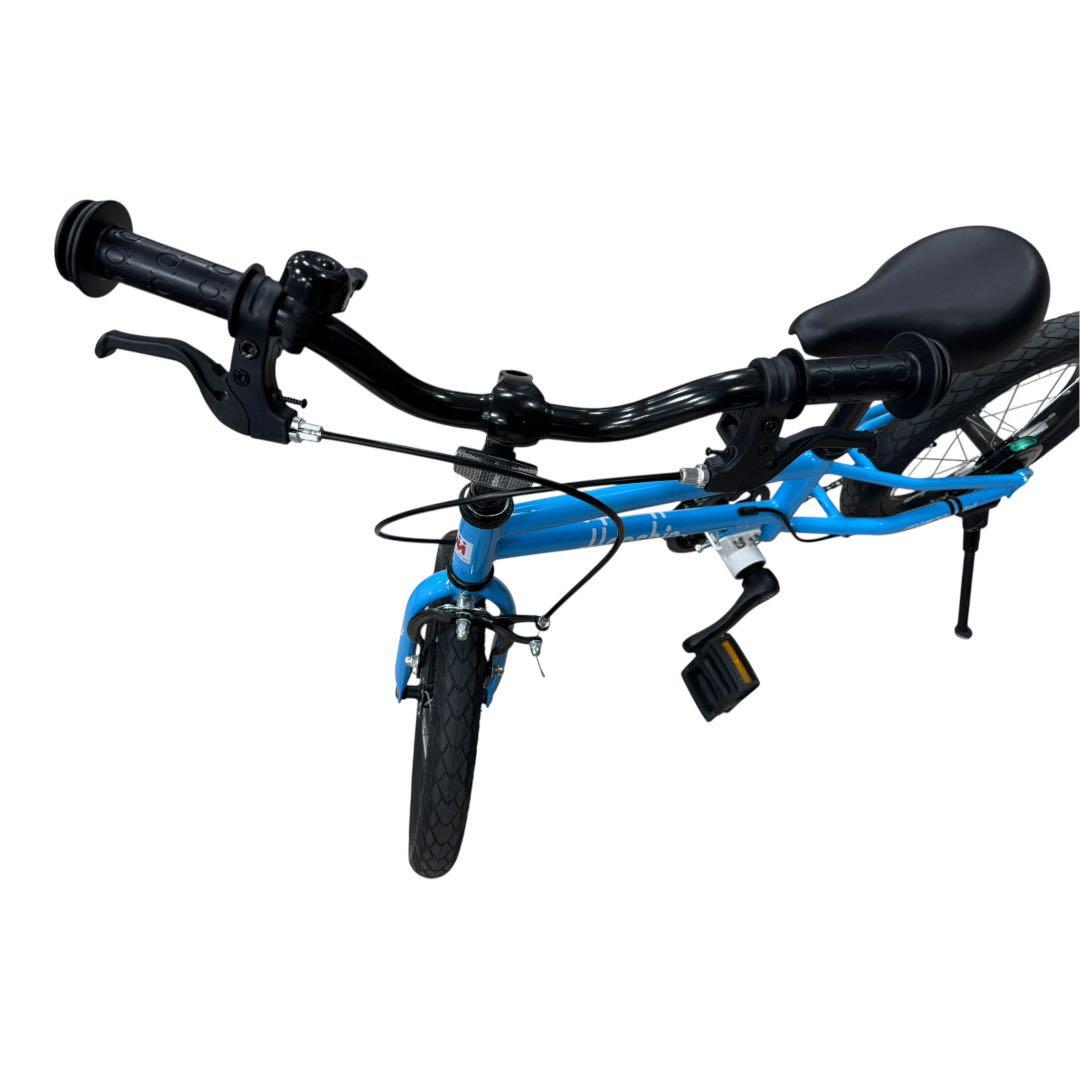 【美品】へんしんバイクC14 スカイブルー　付属品付き