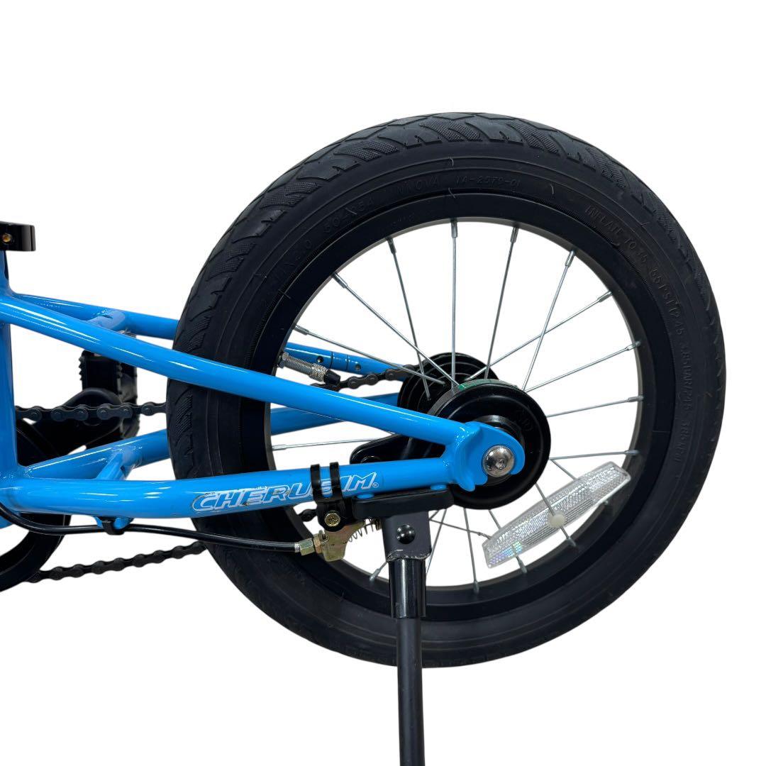 【美品】へんしんバイクC14 スカイブルー　付属品付き