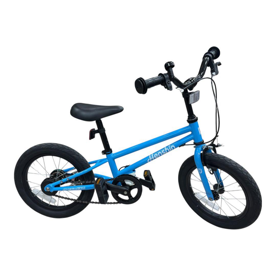 【美品】へんしんバイクC14 スカイブルー　付属品付き