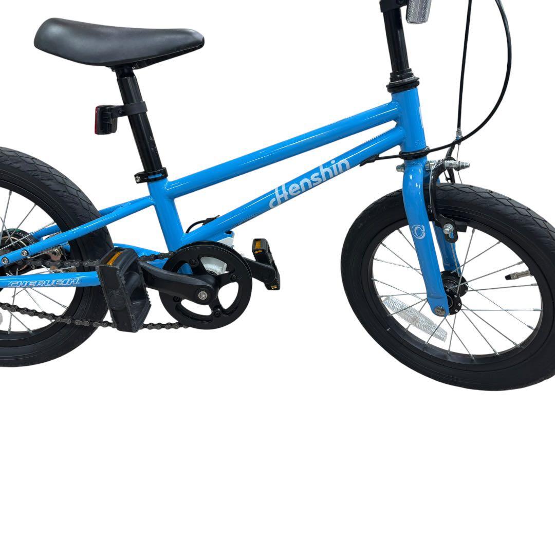 【美品】へんしんバイクC14 スカイブルー　付属品付き