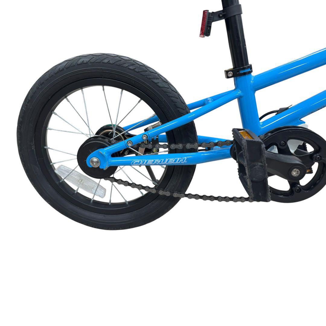 【美品】へんしんバイクC14 スカイブルー　付属品付き