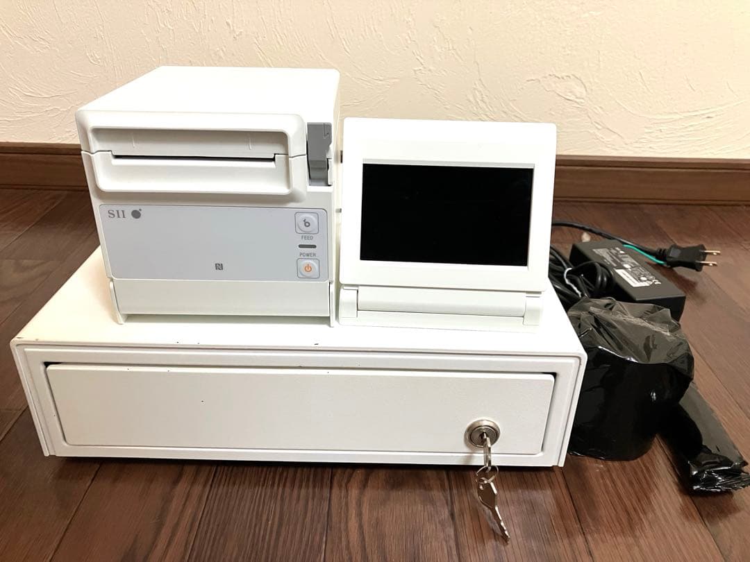 エアレジ/スマレジ対応レジセット プリンターRP-F10 ディスプレイ付き