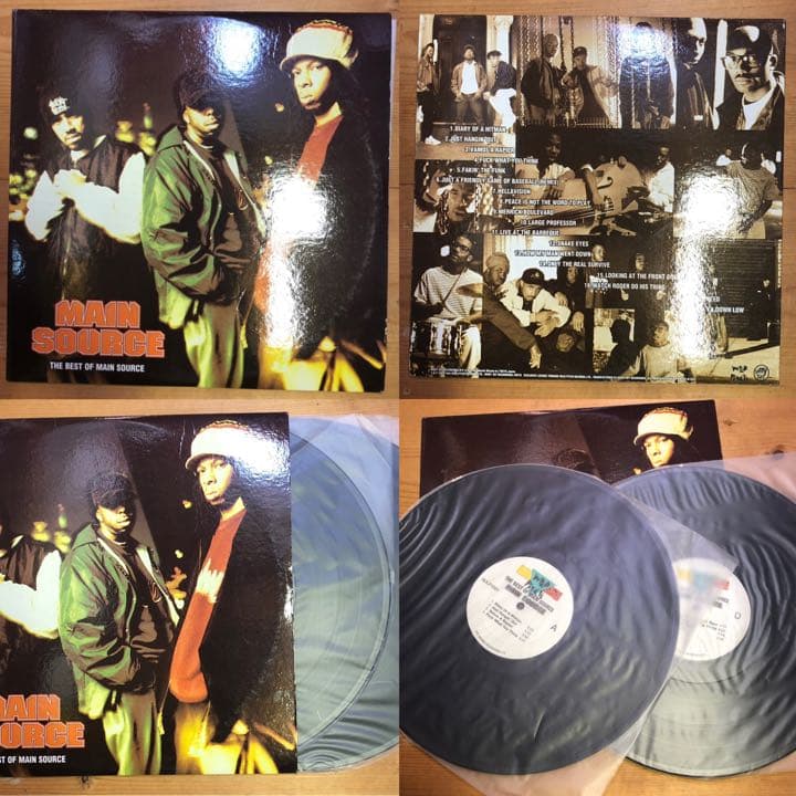 MAIN SOURCE 12インチレコード アルバム1枚　+シングル6枚セット