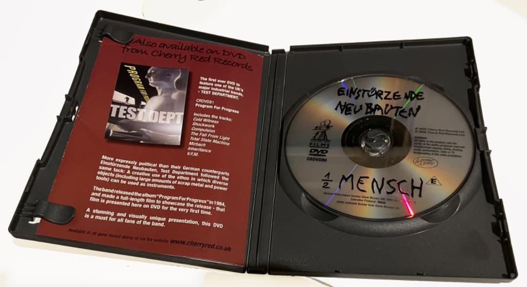 Einstürzende Neubauten - 1/2 Mensch DVD