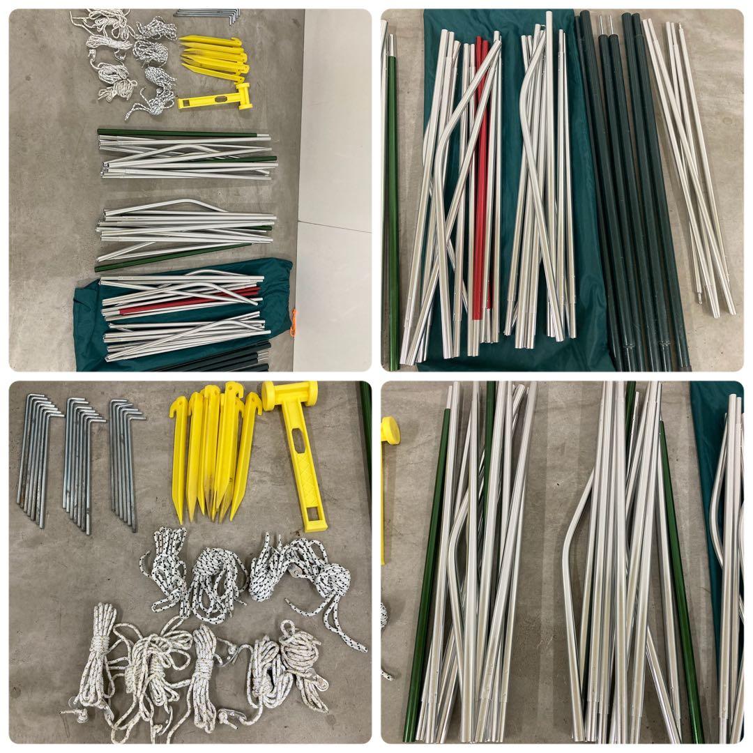 美品　コールマン　タフスクリーン2ルームハウス　マットシートセット