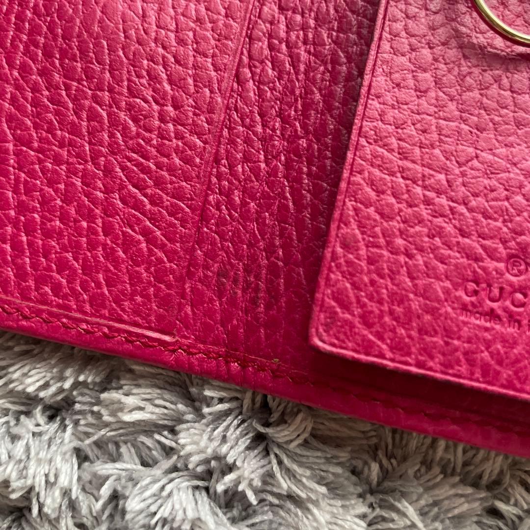 GUCCI キーケース レザー シボ革 6連キーケース