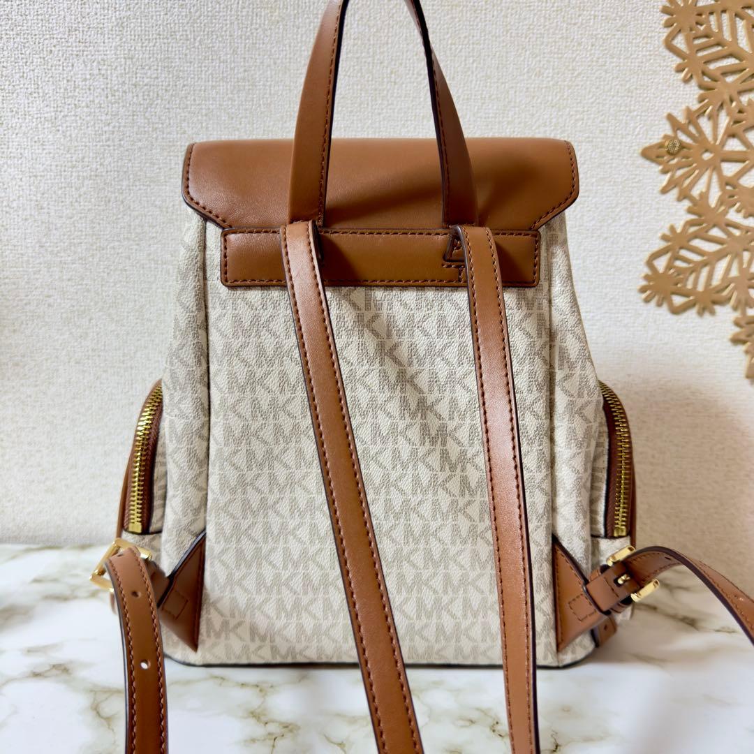 MICHAEL KORS バックパック ベージュ/ブラウン