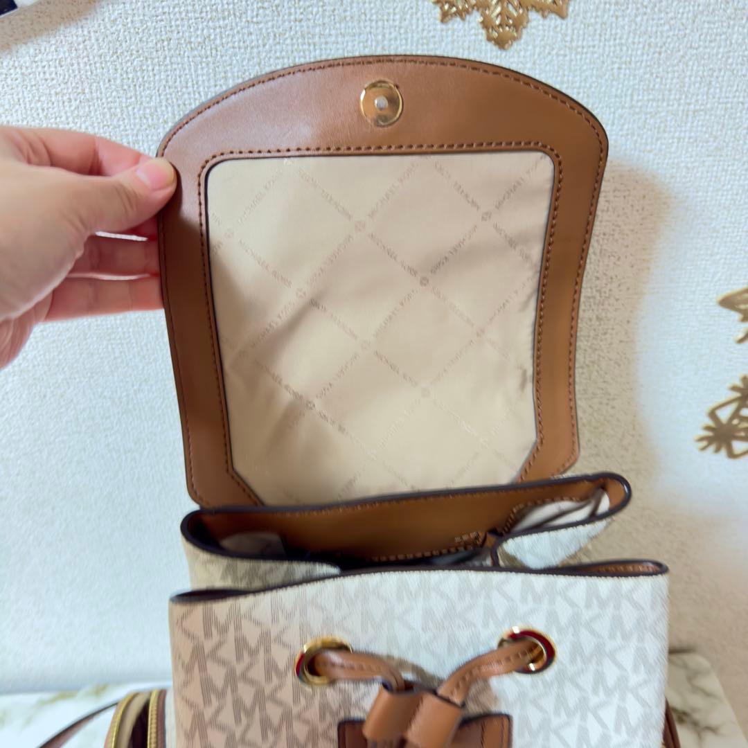 MICHAEL KORS バックパック ベージュ/ブラウン