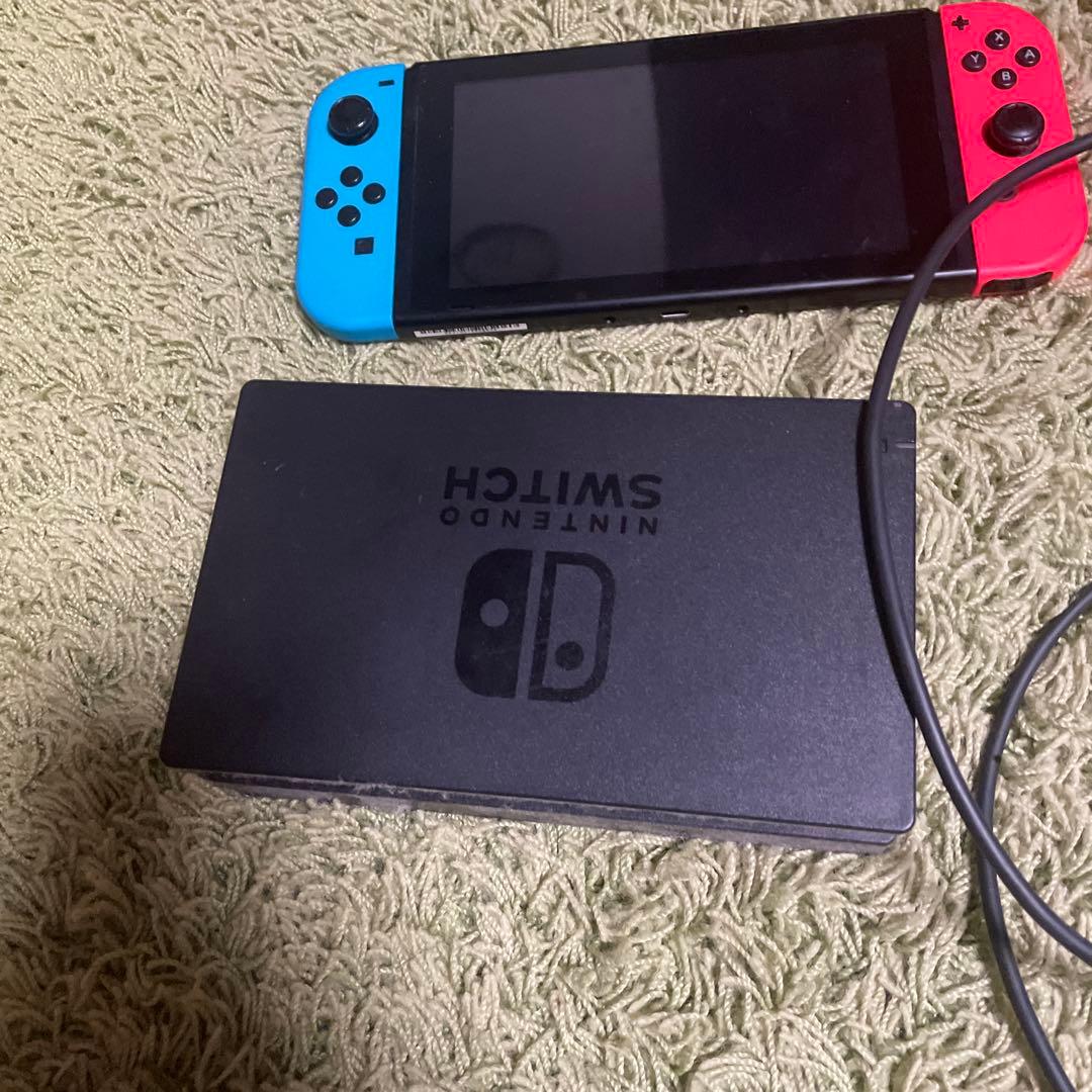 Nintendo Switch 本体 青/赤 箱　説明書無※注意有り