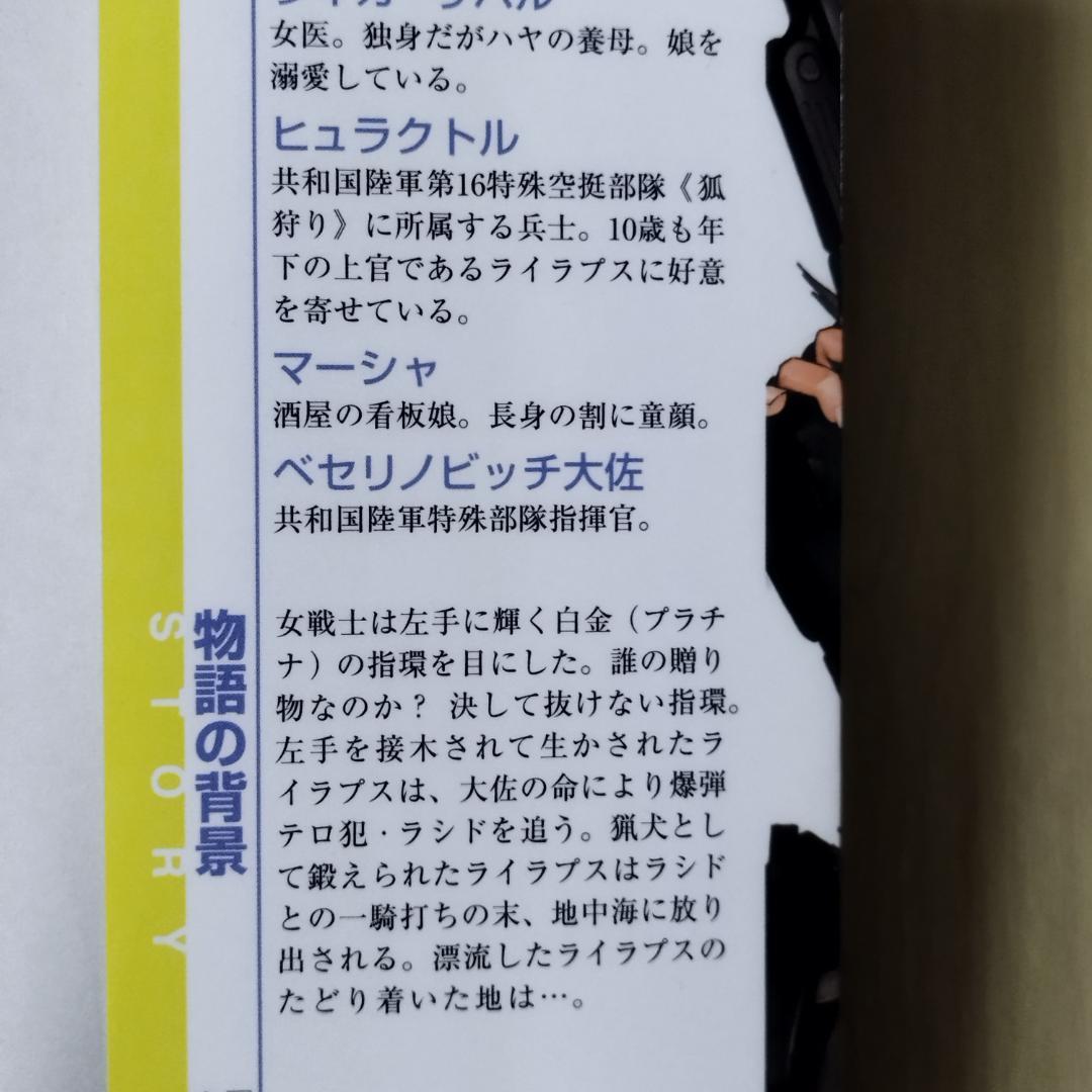 戦場のライラプス　瑞智士記　高橋武久　徳間書店　匿名配送