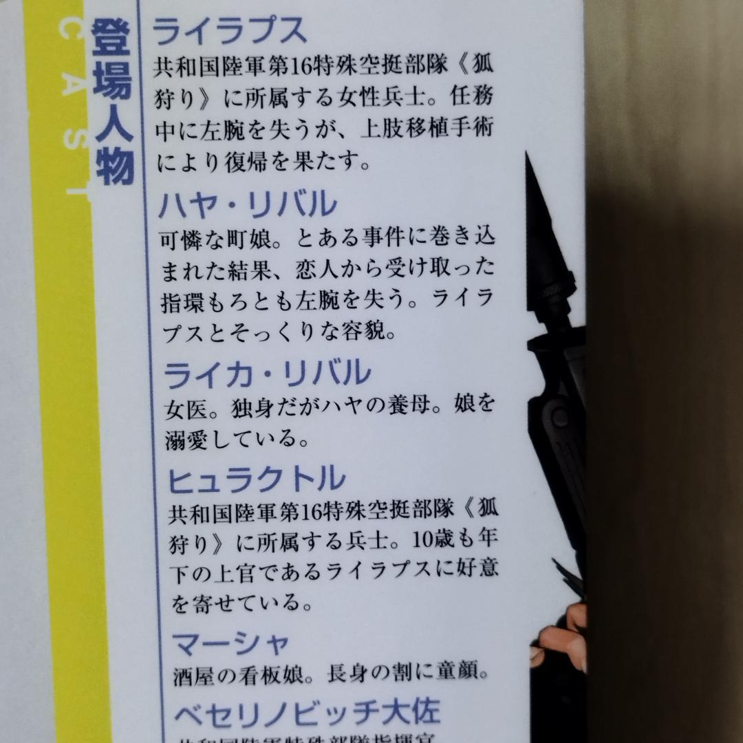 戦場のライラプス　瑞智士記　高橋武久　徳間書店　匿名配送