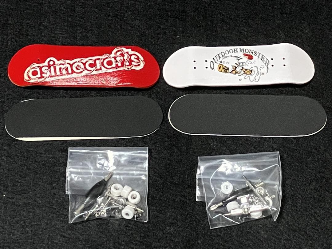 アシモクラフツ 指スケートボード アウトドアモンスター スケボー