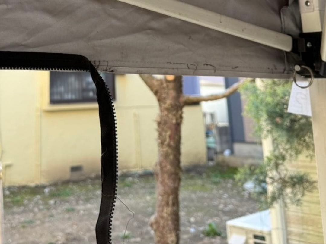 FIELDOOR タープ 300cm x 300cm ブラウン