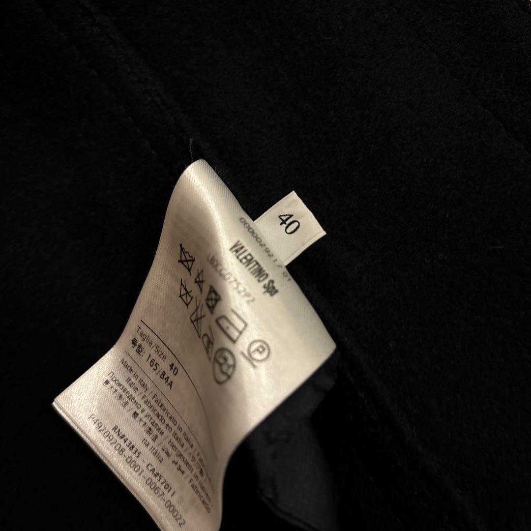 値下げ、VALENTINO ネイビーケープコート