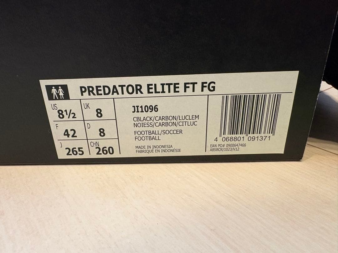 adidas プレデター エリート FT FG