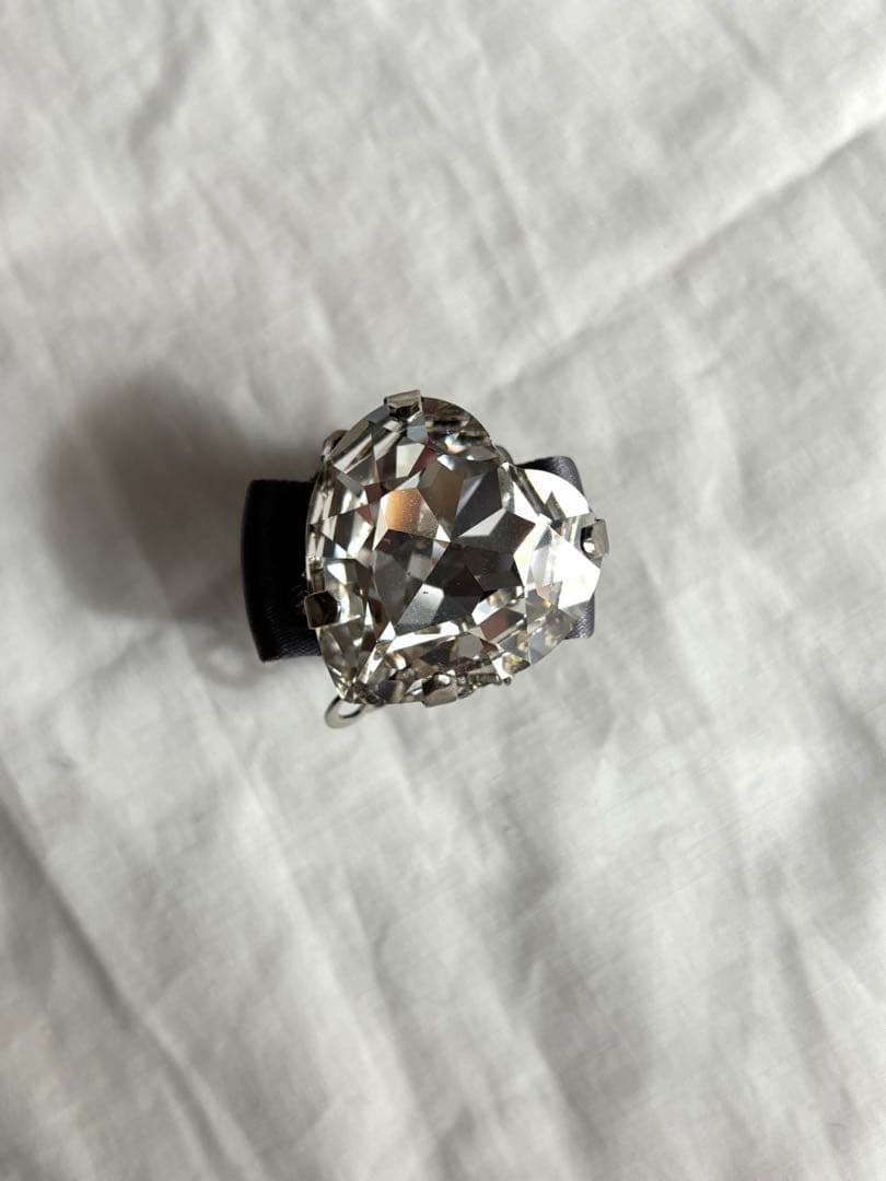 コンプレックスビズ ビッグハート　クリップ　グレー