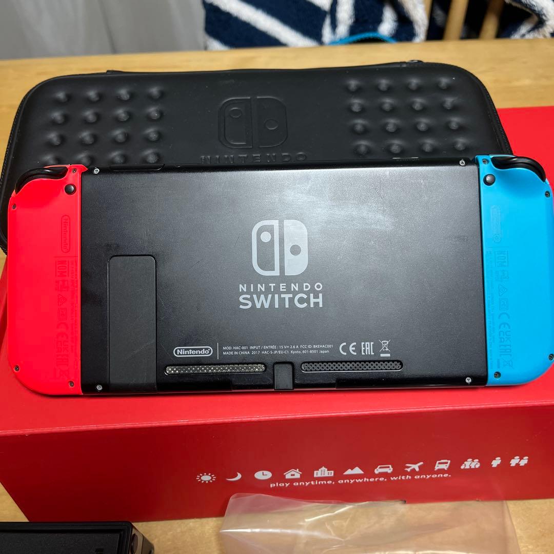 Nintendo Switch 赤/青 本体 + 付属品