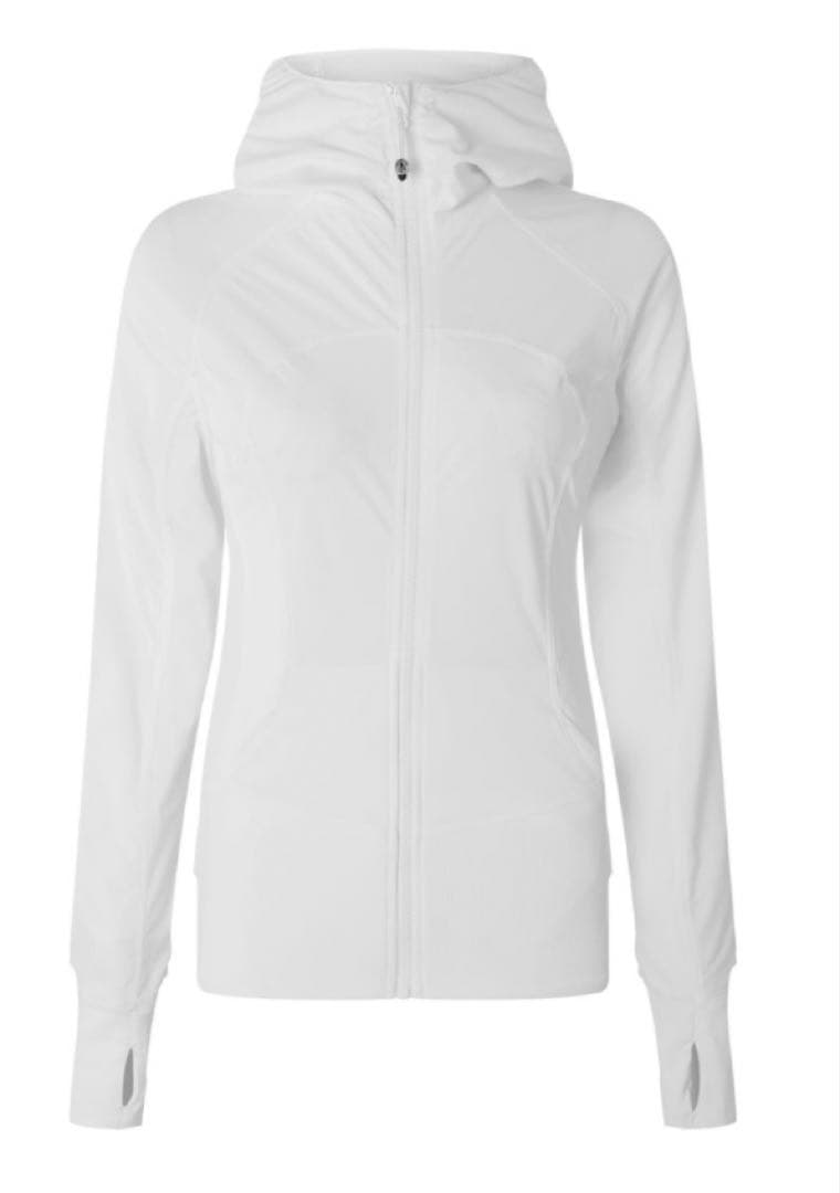 ルルレモン　リバーシブル　ジャケット　ホワイト　4