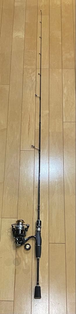 釣りセット2ピースロッド（180㌢）&1000番リール・ダイワ月下美人ワーム他付
