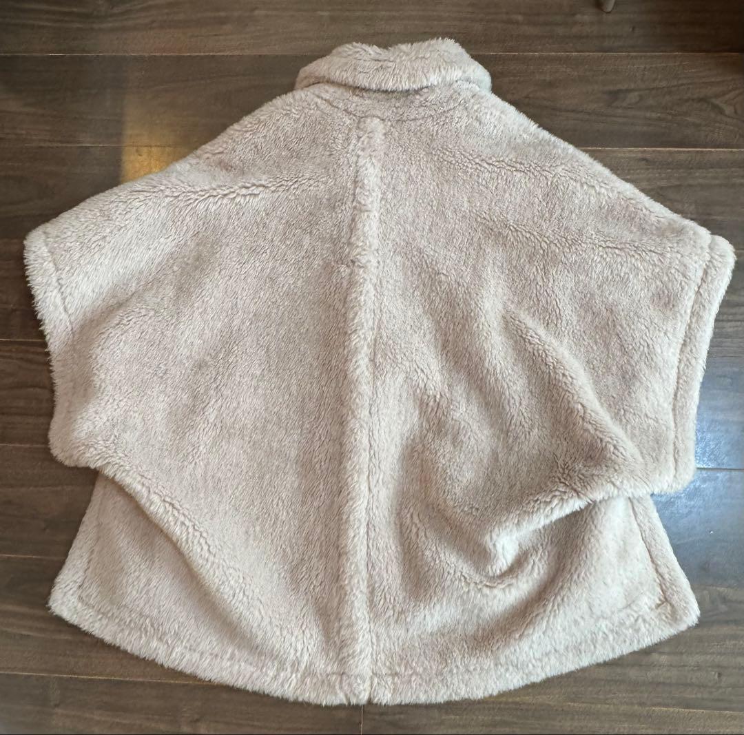 【Used】Max Mara テディベア ケープ TEBE サンド
