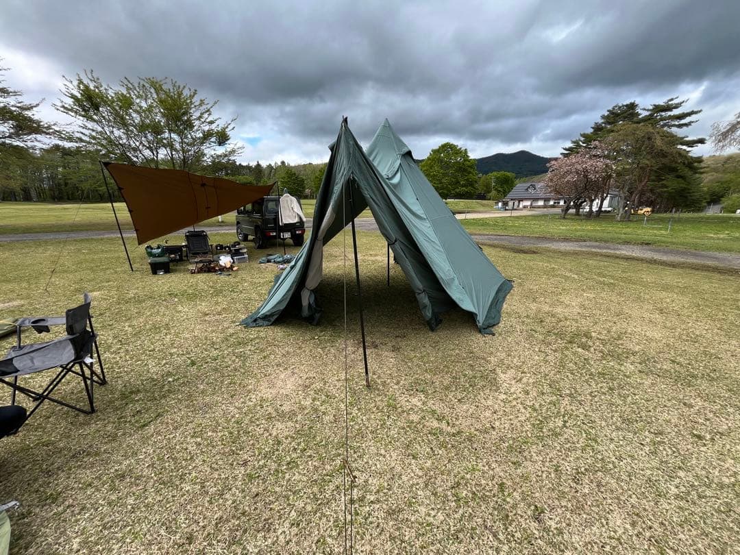 tent Mark サーカスTCDXダックグリーンフロントフラップセット