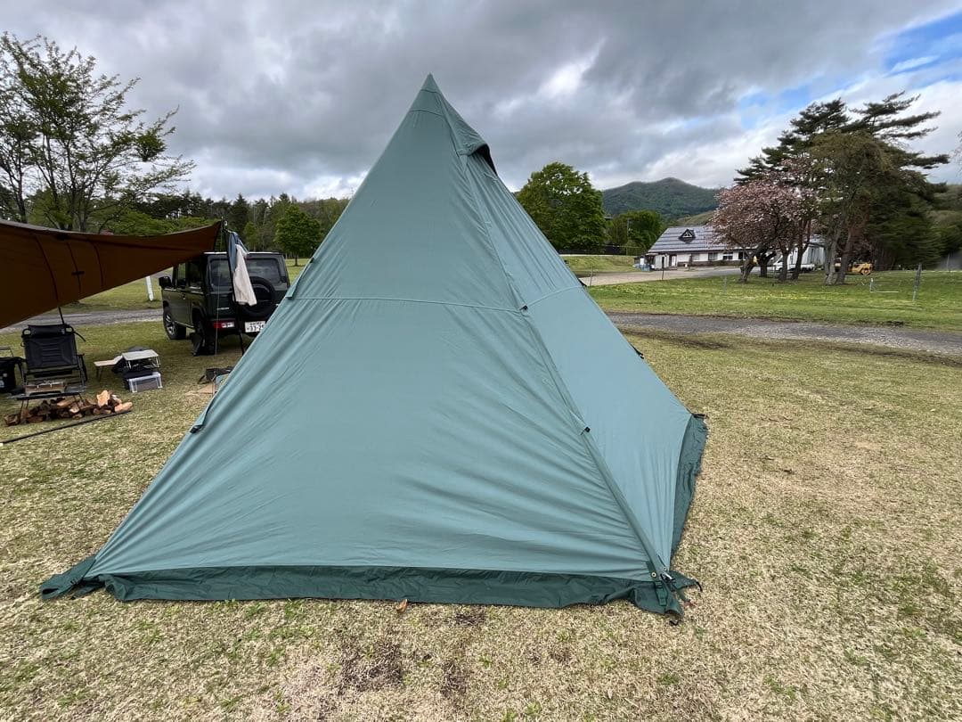 tent Mark サーカスTCDXダックグリーンフロントフラップセット