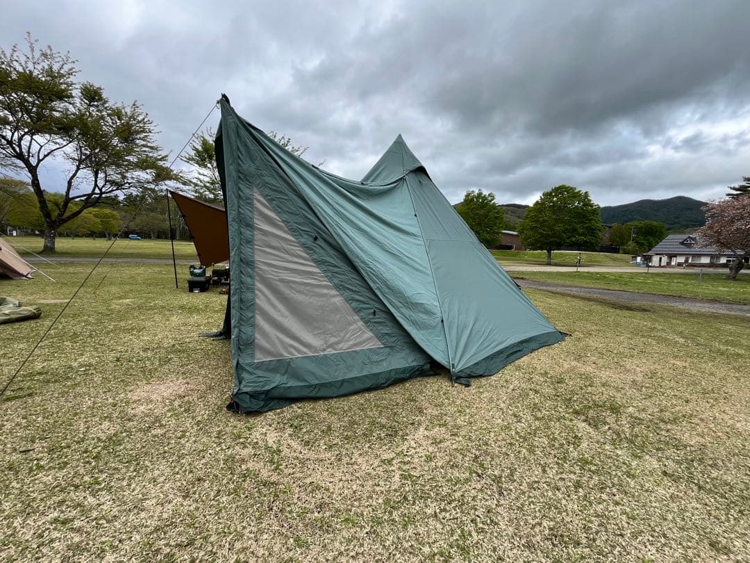 tent Mark サーカスTCDXダックグリーンフロントフラップセット