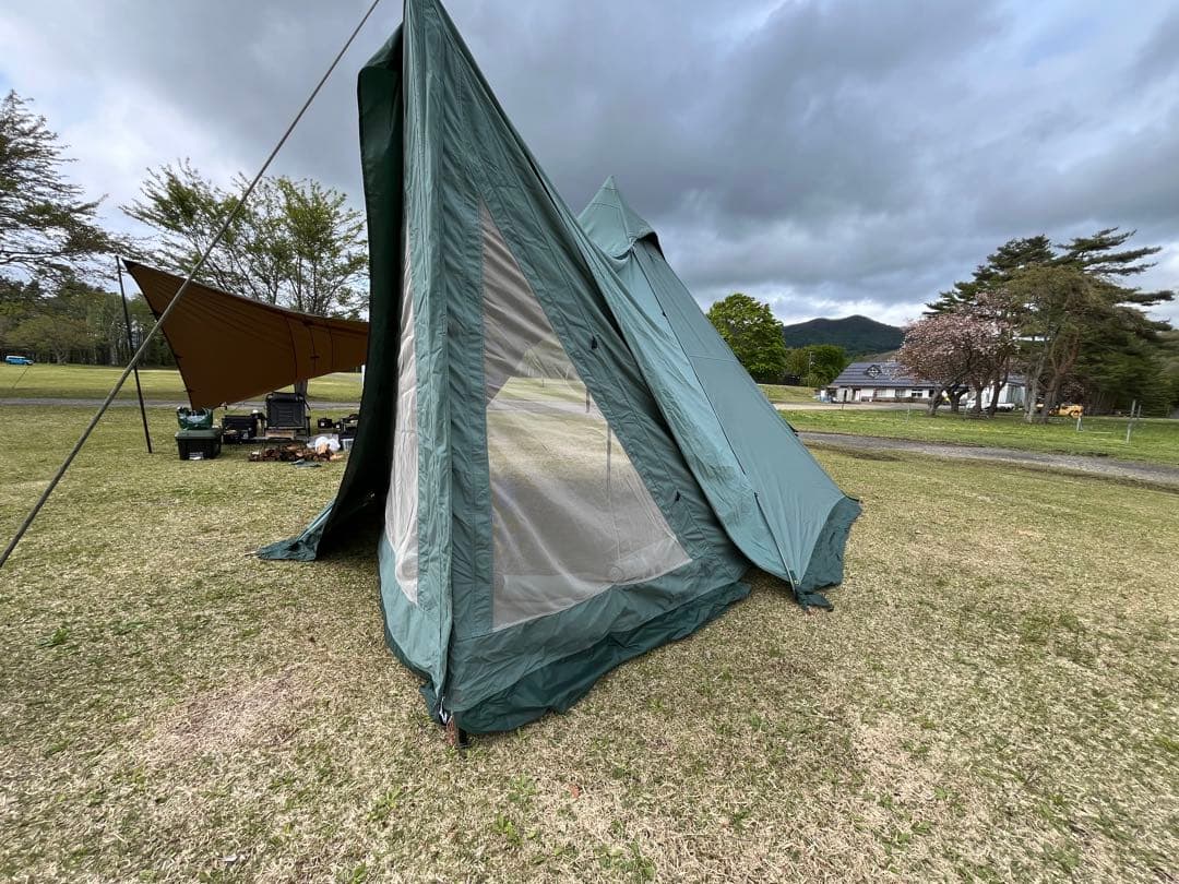 tent Mark サーカスTCDXダックグリーンフロントフラップセット