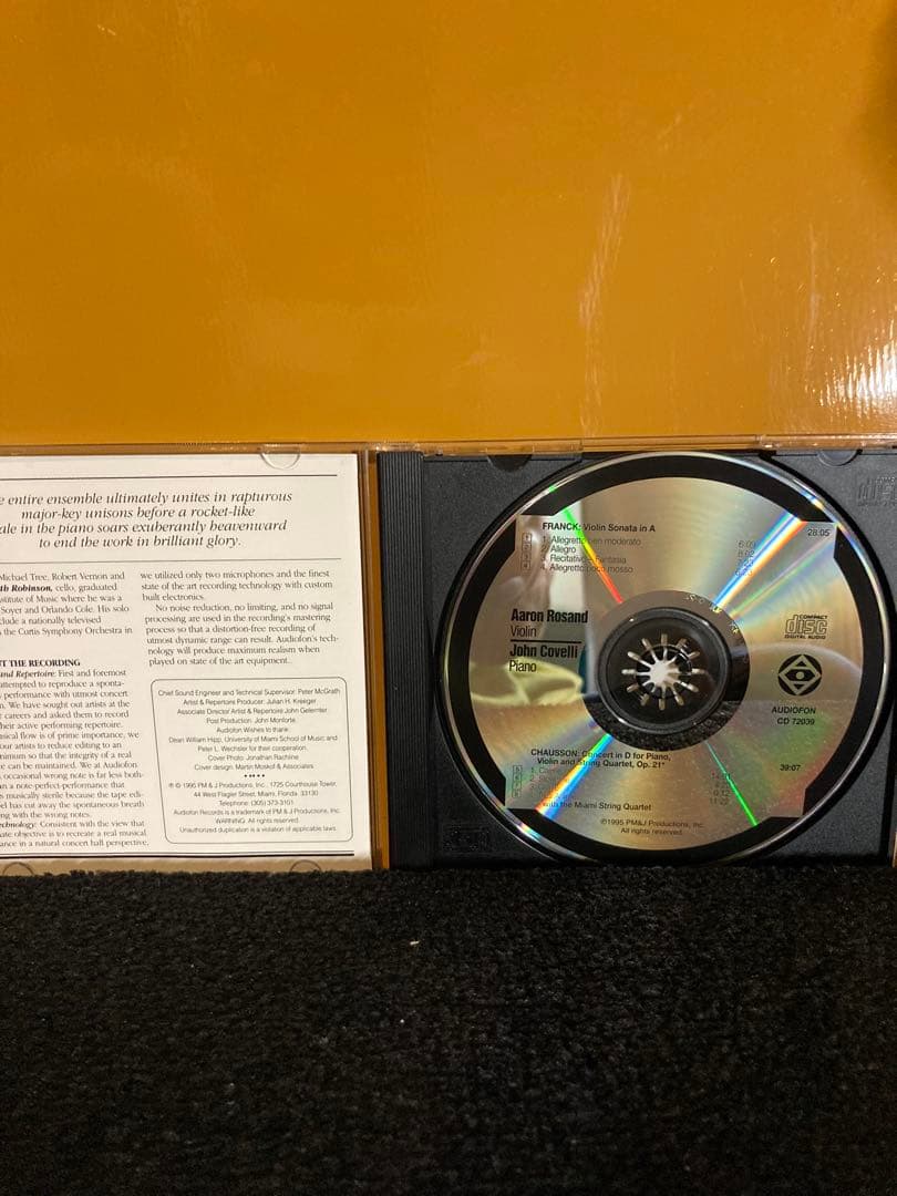 アーロン・ロザンド : フランク　ヴァイオリンソナタ他