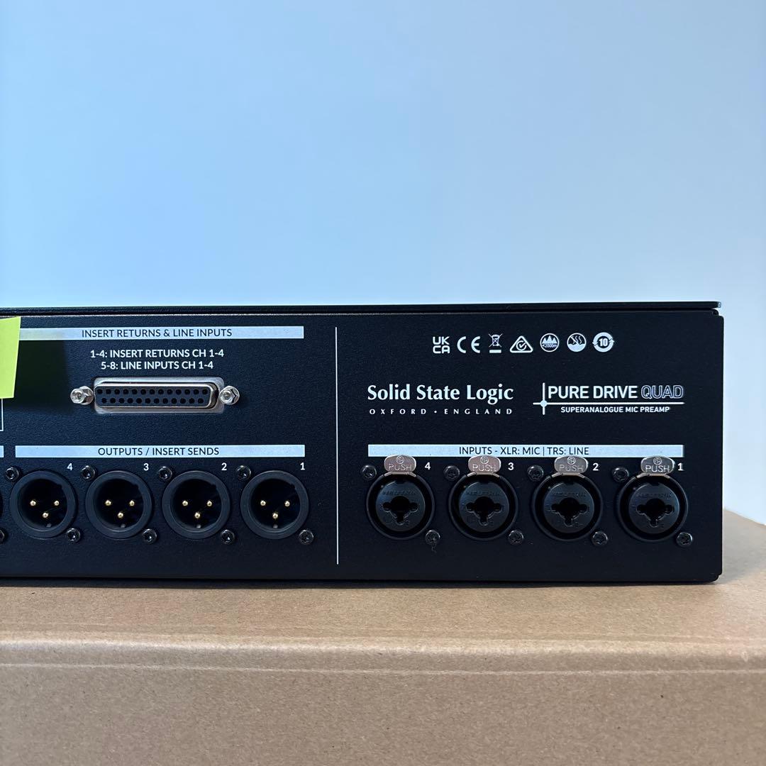 美品 Solid State Logic Pure Drive quad
