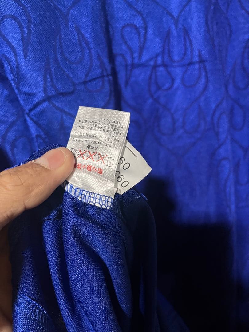 asics 日本代表 シャツ Lサイズ 青