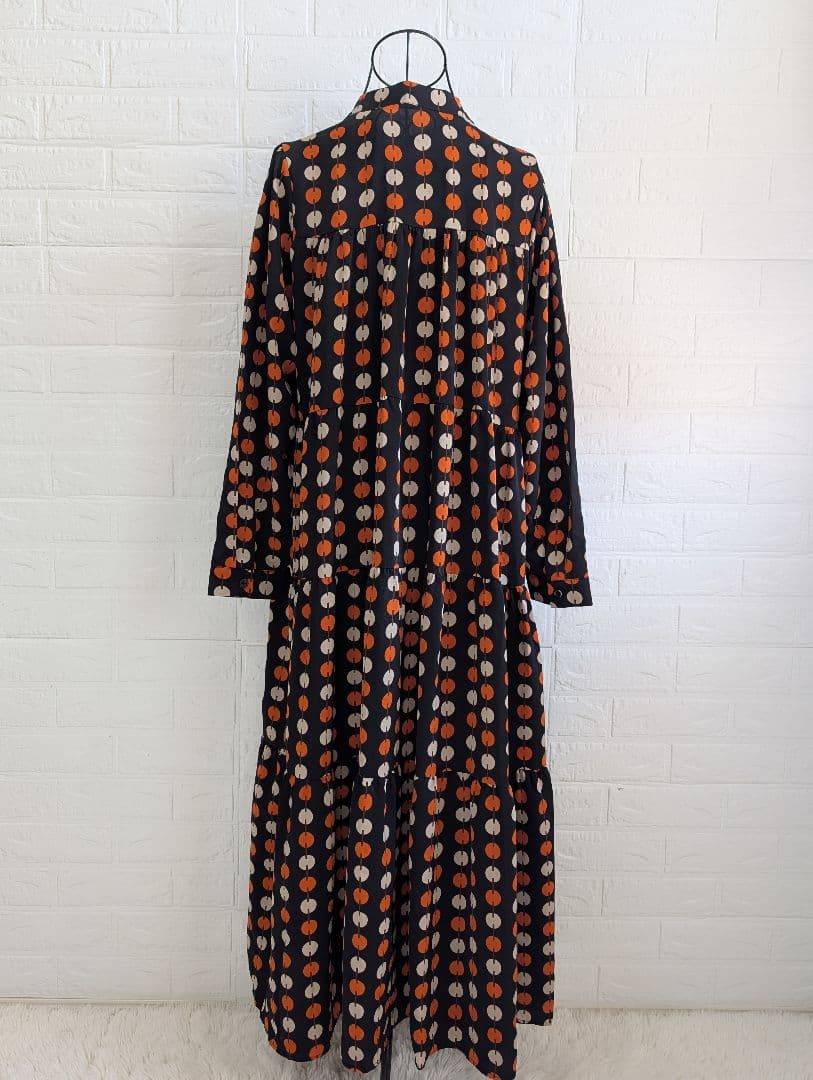 古着 レトロ古着 Vintage 昭和レトロ マキシ丈 ワンピース ドット