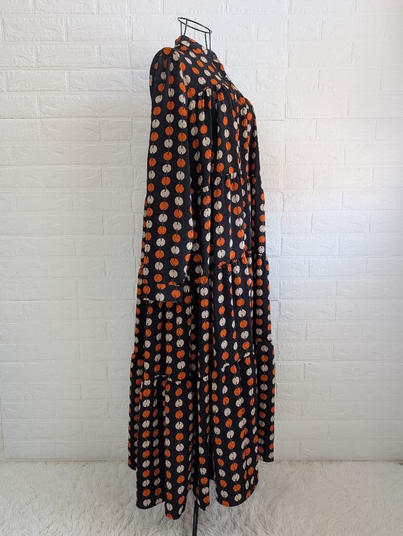 古着 レトロ古着 Vintage 昭和レトロ マキシ丈 ワンピース ドット
