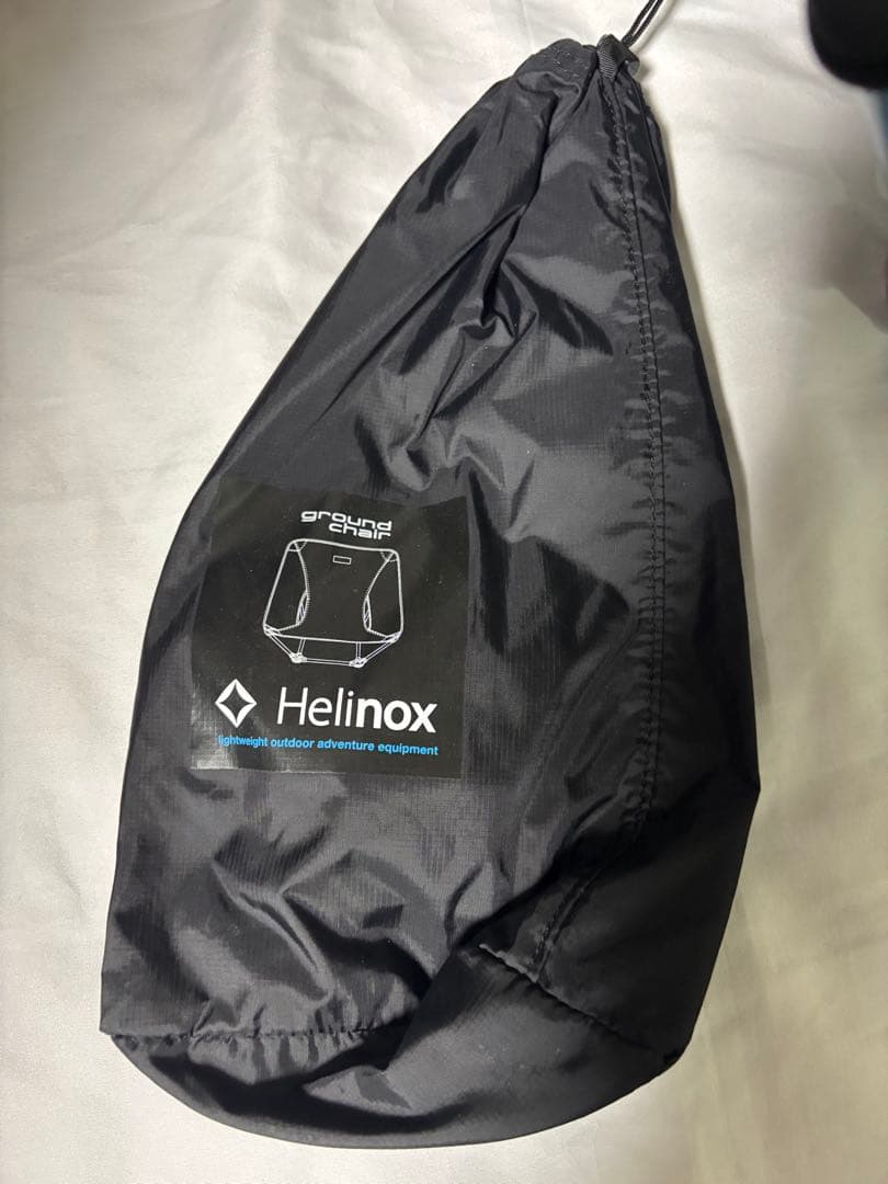 Helinox グラウンドチェア ブラック　アウトドアチェア