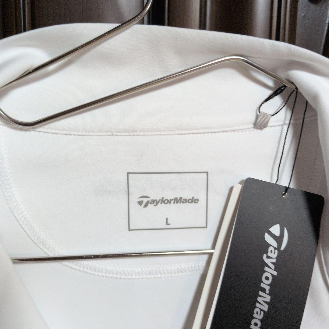 テーラーメイド:メンズ:Lサイズ:ハーフジップ　ジャケット:グレー/白