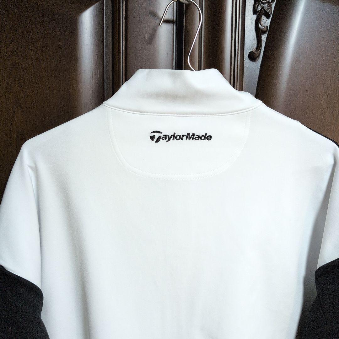 テーラーメイド:メンズ:Lサイズ:ハーフジップ　ジャケット:グレー/白