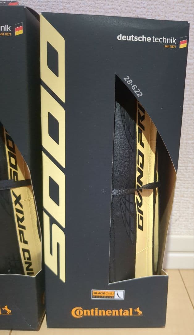 コンチネンタル GP5000 28C Black/Cream 2本セット 未使用