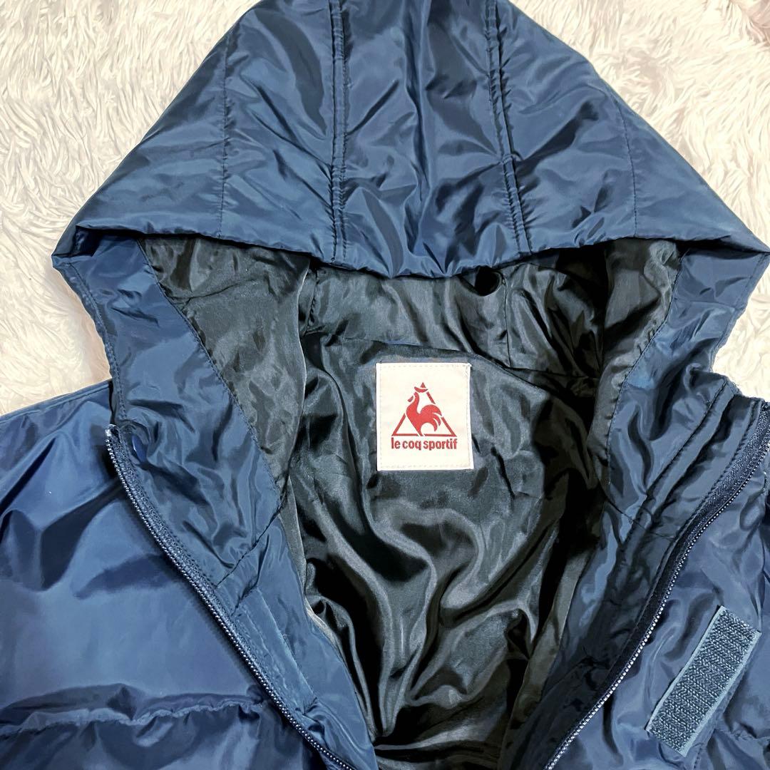 ルコックスポルティフ ベンチコート ロング ダウン サッカー スポーツ観戦 XL