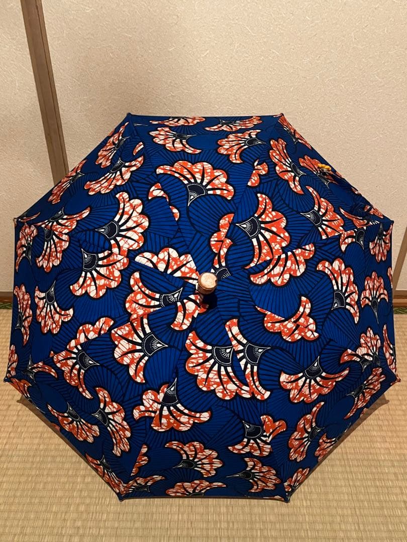 アフリカンプリント　傘　晴雨兼用