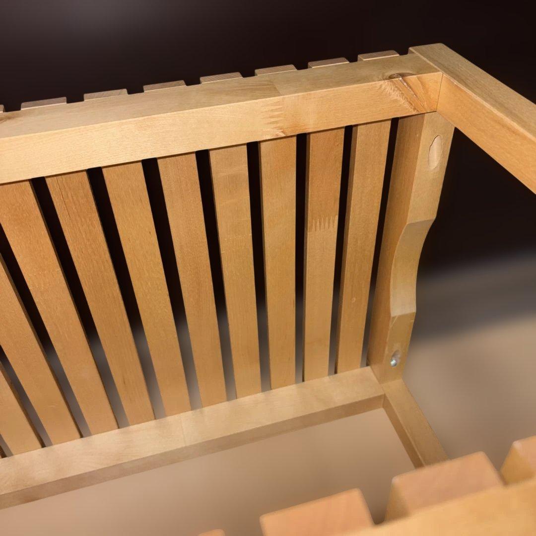 【廃盤品】IKEA MOLGER モルゲル 木製ベンチ バーチ無垢