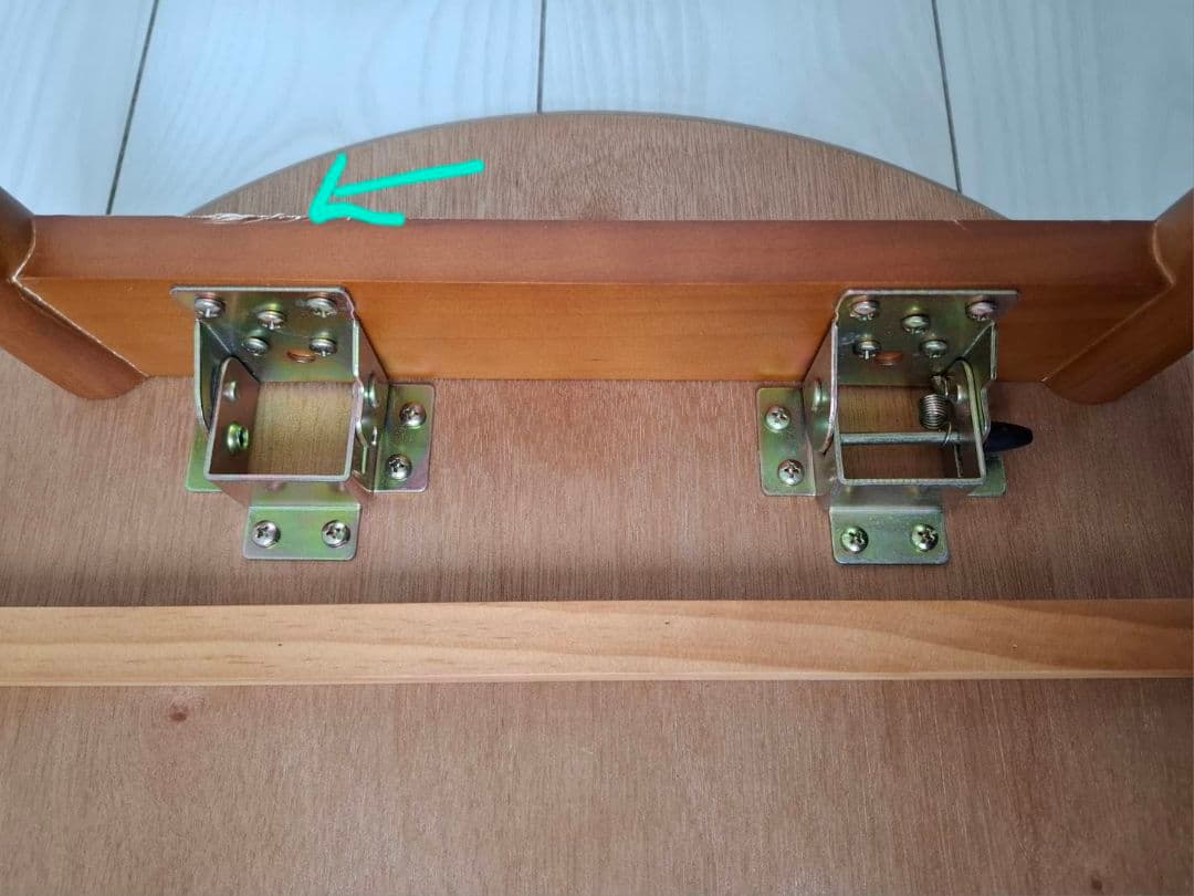 【neneさま】ローテーブル　センターテーブル　折りたたみ　安井家具　エッグ型