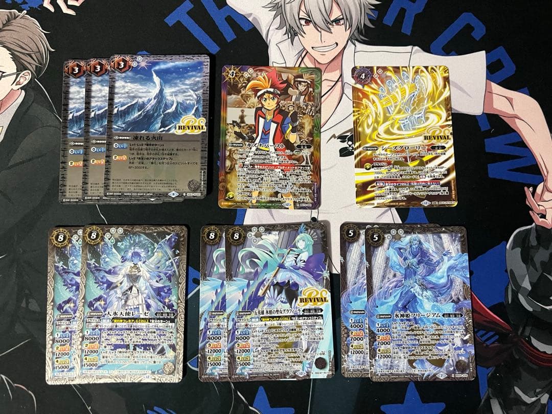 コ*ン様 バトスピ　氷姫デッキ　パーツ付き