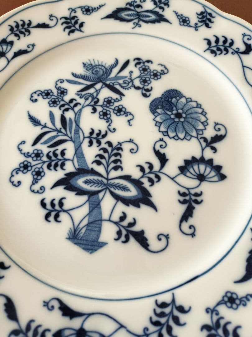 Blue Danube 専用です ブルーオニオン 青い花柄プレート5枚セット